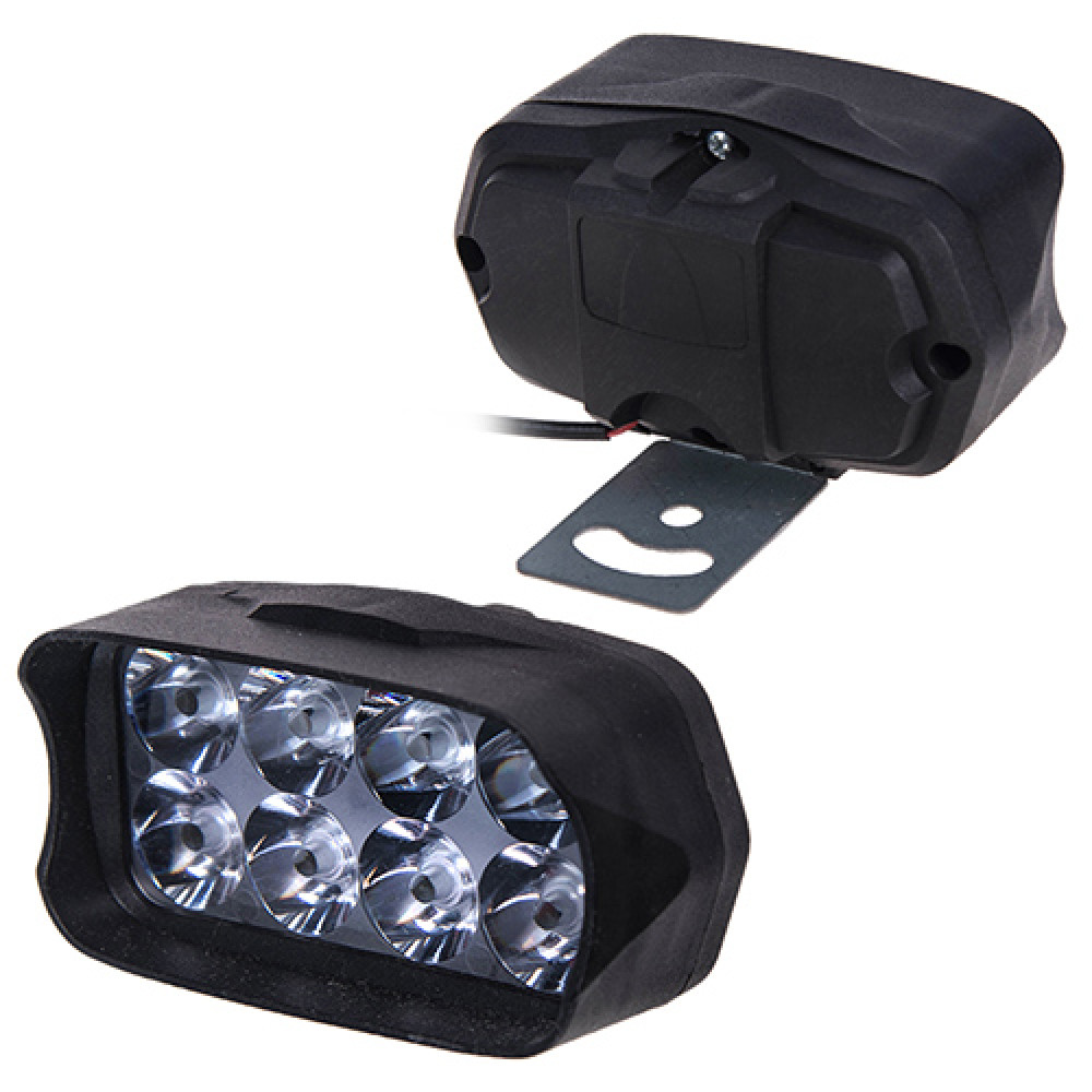 Фара рабочего света NEN G162/L21 (8led*0w 85х50мм) 12V пластик