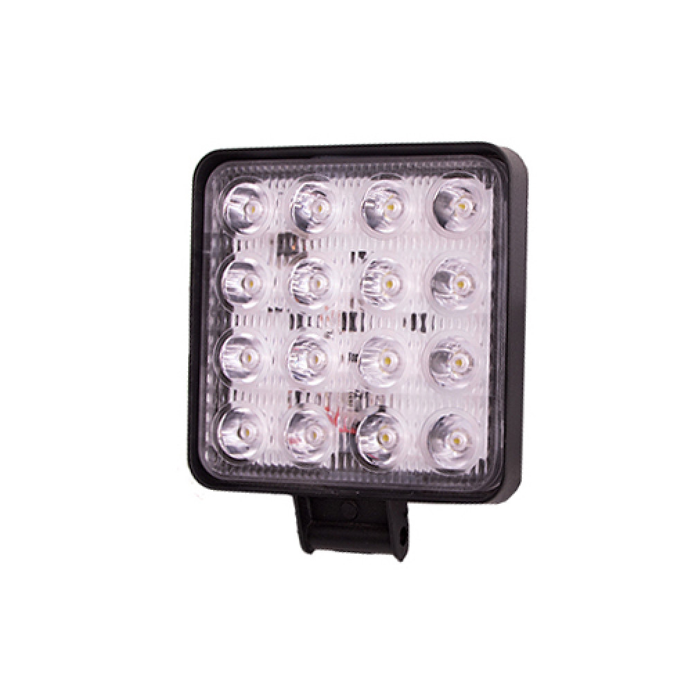 Фара рабочего света WLP-48S1S2 SPOT 16Led*3W (106*106*18)/10-30V/48W/6000K