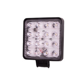 Фара рабочего света WLP-48S1S2 SPOT 16Led*3W (106*106*18)/10-30V/48W/6000K