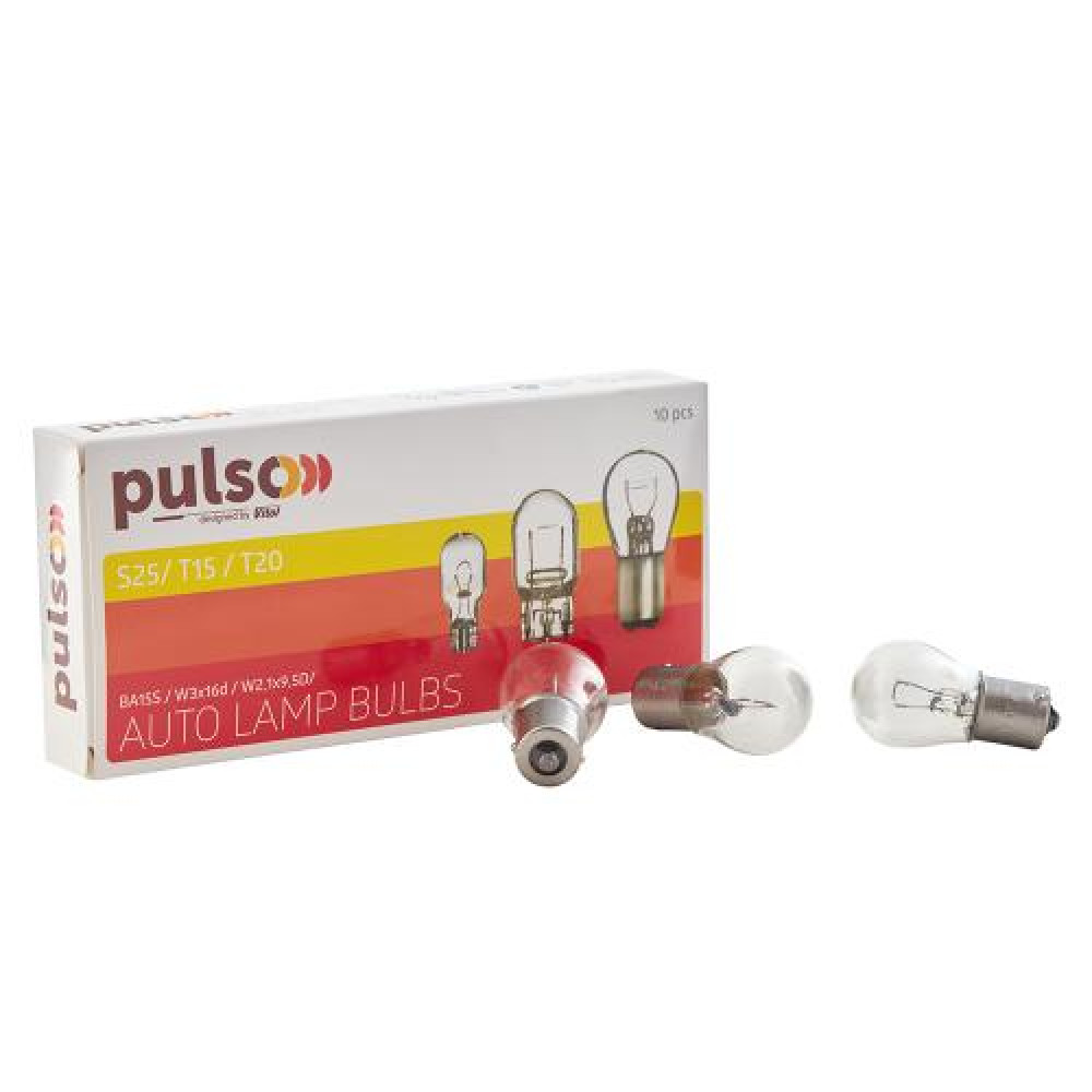 Лампа PULSO/габаритная S25/BA15s/P21W 12v21w clear/1 конт.