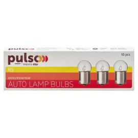 Лампа PULSO/габаритная S25/BA15s/R10W 12v10w clear/1 конт.