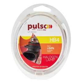 Лампы PULSO/галогенные HB4/9006/P22D 12v55w+50% X-treme Vision/plastic box