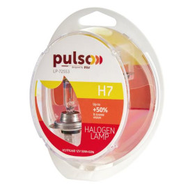 Лампы PULSO/галогенные H7/PX26D 12v55w+50% X-treme Vision/plastic box