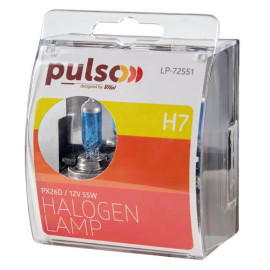 Лампы PULSO/галогенные H7/PX26D 12v55w super white/plastic box