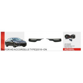 Фары доп.модель Honda Accord/2016-17/HD-986L/U.S TYPE/эл.проводка