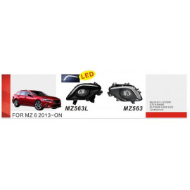 Фары доп.модель Mazda 6 2013-15/MZ-563/H11-12V55W/эл.проводка
