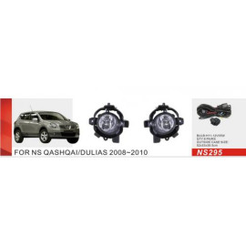 Фары доп.модель Nissan Qashqai 2006-10/NS-295/H11-12V55W/эл.проводка
