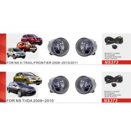 Фары доп.модель Nissan Tiida 2009-10/Murano 2009-12/X-Trail 2008-10/NS-373/H11-12V55W/эл.проводка