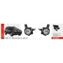 Фары доп.модель Toyota RAV-4 2013-15/TY-597/H16-12V19W/эл.проводка
