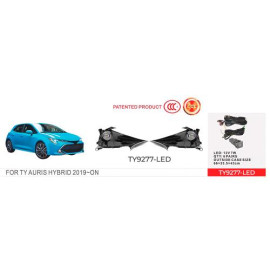 Фары доп.модель Toyota Corolla HBack 2018-/Auris Hybrid /TY-9277L/LED-12V7W/эл.проводка