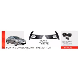 Фары доп.модель Toyota Corolla 2016-18/TY-577E-A/H11-12V55W/эл.проводка