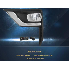Фары доп.модель Toyota Prado FJ150 2017-20/TY-946A/H11-12V55W/эл.проводка