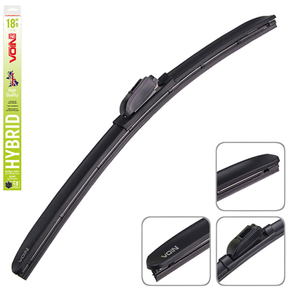 Щетки стеклоочистителя гибридные VOIN 18"-450мм (TPX6M-18") HYBRID