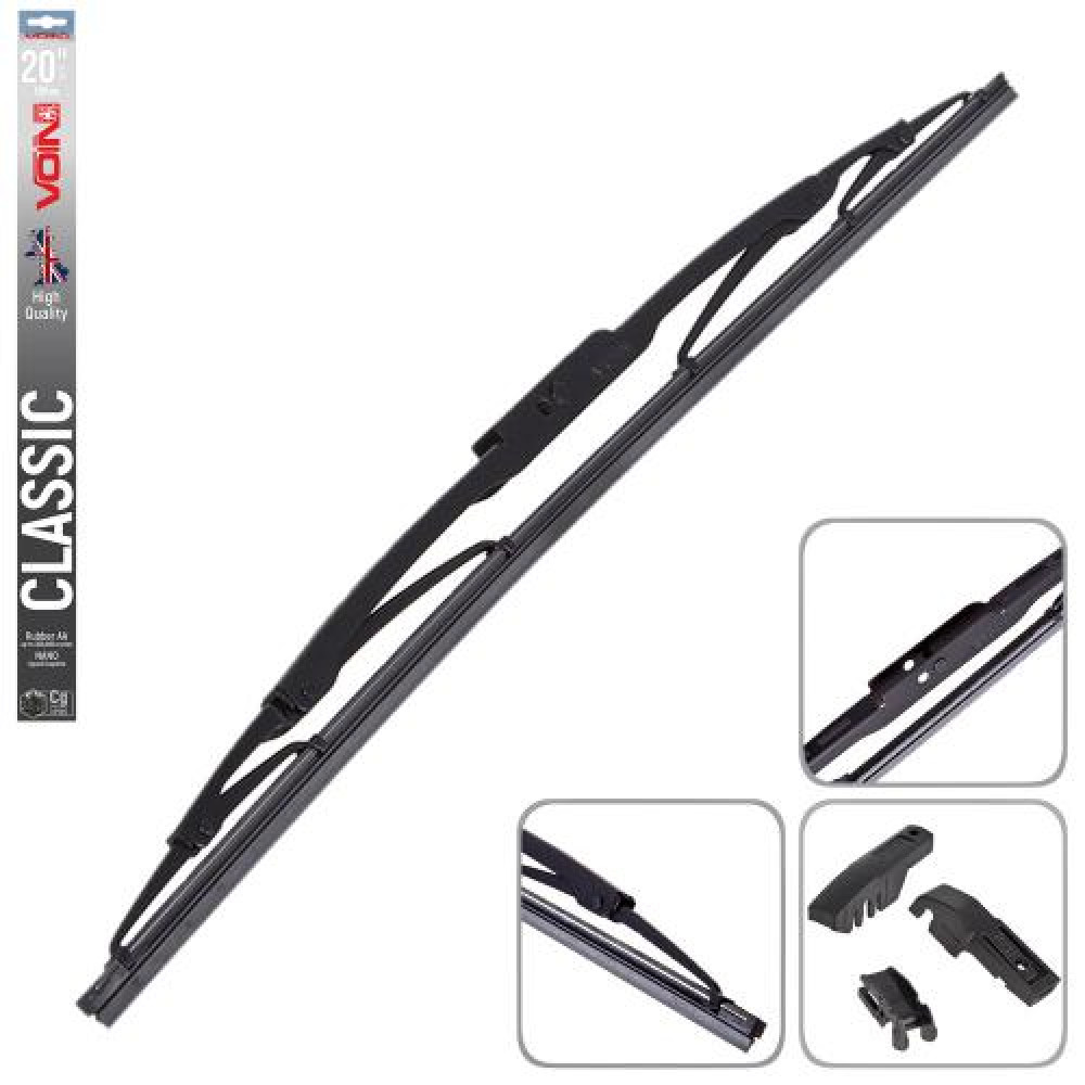 Щетки стеклоочистителя VOIN-605-20 каркасные VOIN-20" 500 мм (TP405-SW-20") CLASSIC