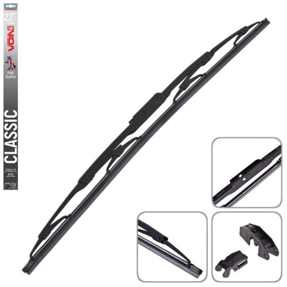 Щетки стеклоочистителя VOIN-605-22 каркасные VOIN-22" 560 мм (TP405-SW-22") CLASSIC