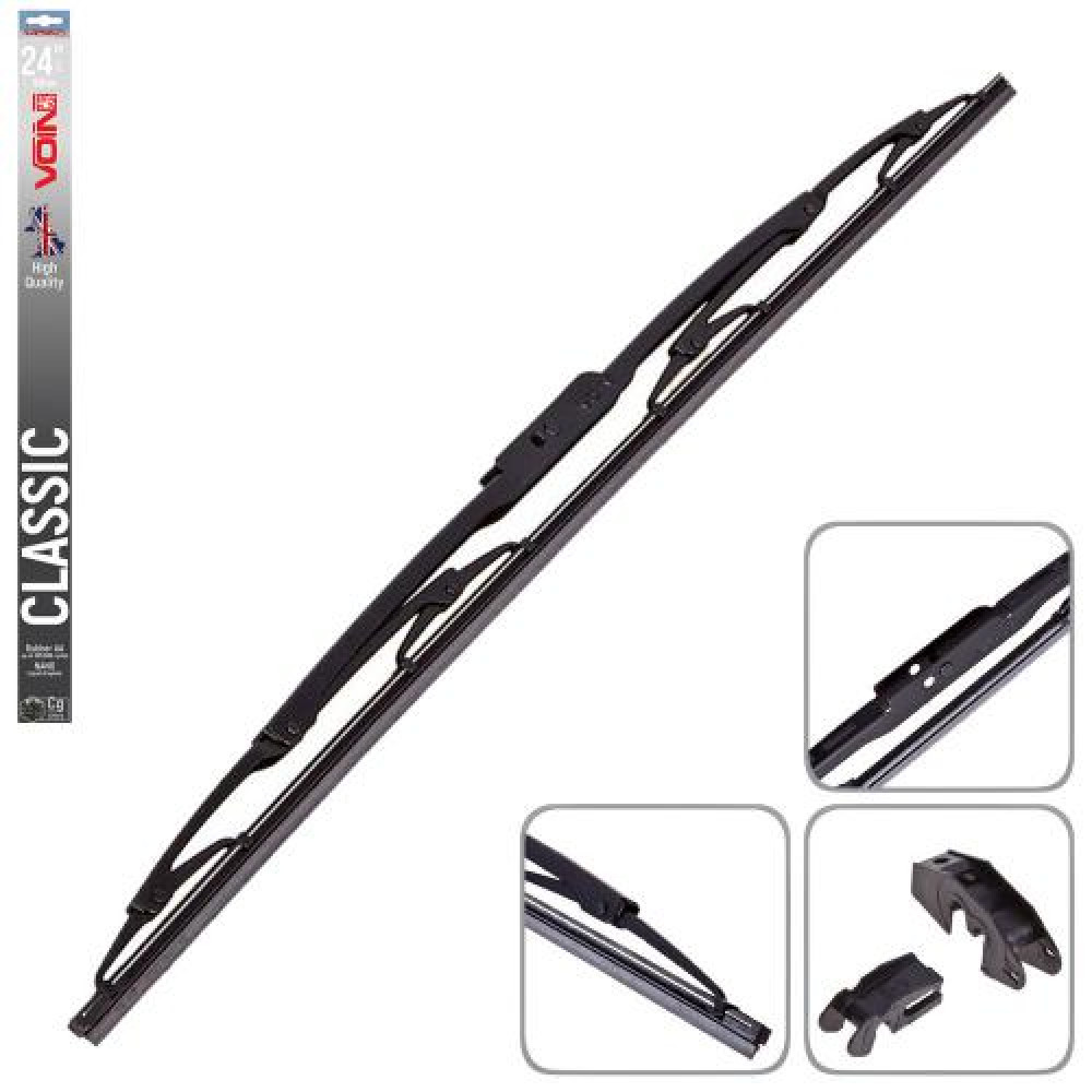 Щетки стеклоочистителя VOIN-605-24 каркасные VOIN-24" 600 мм (TP405-SW-24") CLASSIC