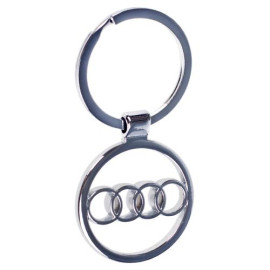 Брелок металлический дешевый AUDI в круге (CN)