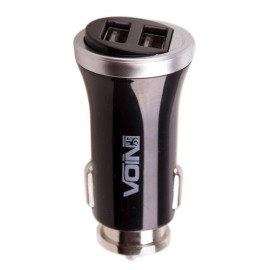 Автомобильное зарядное устройство VOIN C-2411BK 2USB (12/24V - 5V 2,4A)