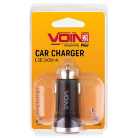 Автомобильное зарядное устройство VOIN C-2411BK 2USB (12/24V - 5V 2,4A)