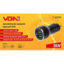 Автомобильное зарядное устройство VOIN 36W, 2USB QC3.0, 12/24V (3.6-6.5V/3A; 6.5-9V/2A; 9V-12V/1.5)