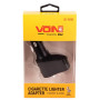 Разветвитель прикуривателя VOIN 1 выход + 2USB 2400mA 12/24V SC-1528С