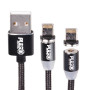 Кабель магнитный VOIN MC-2301L BK, USB - Lightning 2,4А, 1m, black (только зарядка)