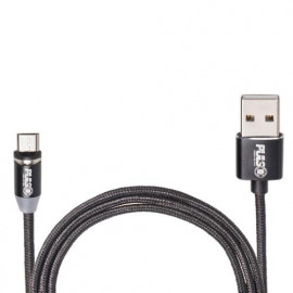 Кабель  магнитный VOIN MC-2302M BK USB - Micro USB 2,4А, 2m, black (только зарядка)