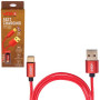 Кабель  VOIN CC-1101C RD USB - Type C 5А, 1m, red (супер быстрая зарядка/передача данных)