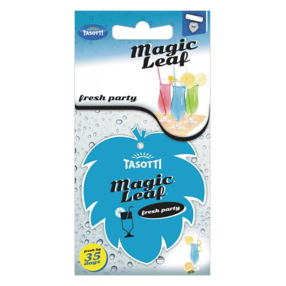 Ароматизатор cухой листик Tasotti/ "Magic Leaf"/ Cocounut