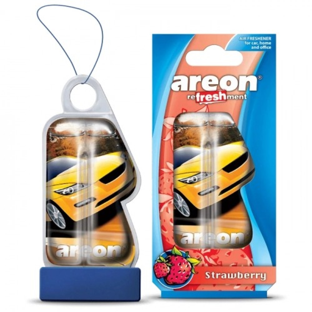 Освежитель воздуха гель AREON-VIP "АВТО" Strawberry
