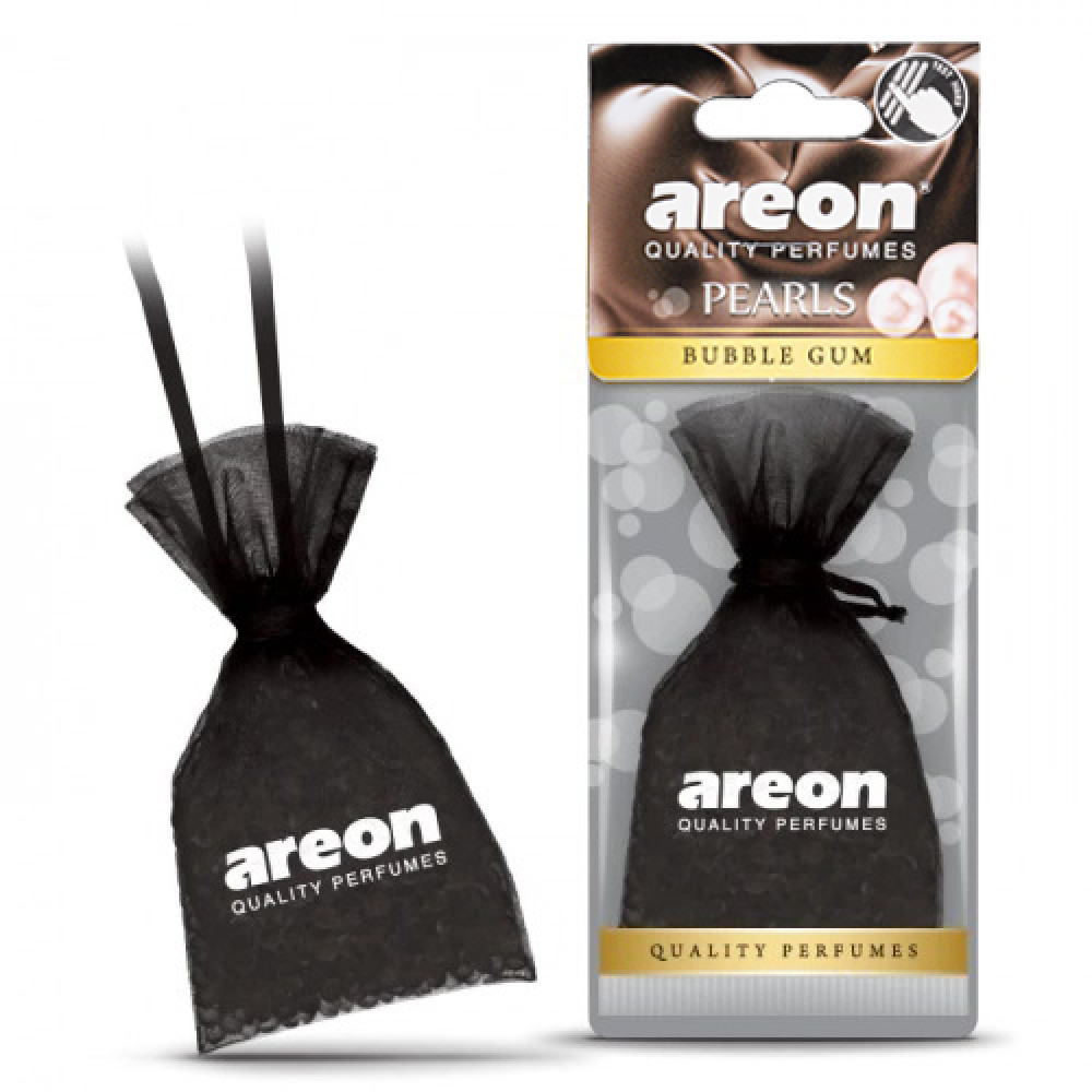 Освежитель воздуха AREON мешочек с гранулами Bubble Gum черный