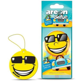 Освежитель воздуха AREON сухой листик Smile Dry Summer Dream