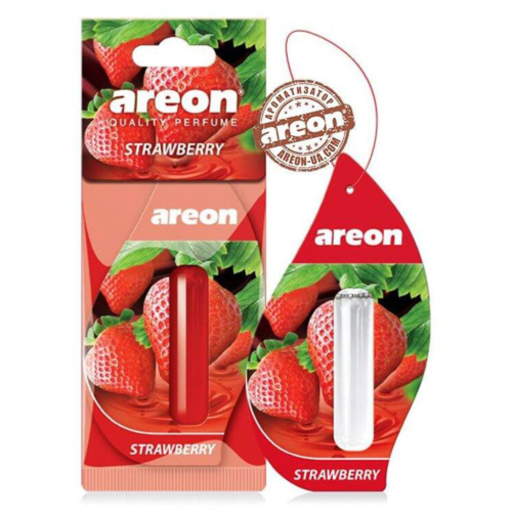 Освежитель воздуха жидкий листик AREON "LIQUID" Strawberry 5ml