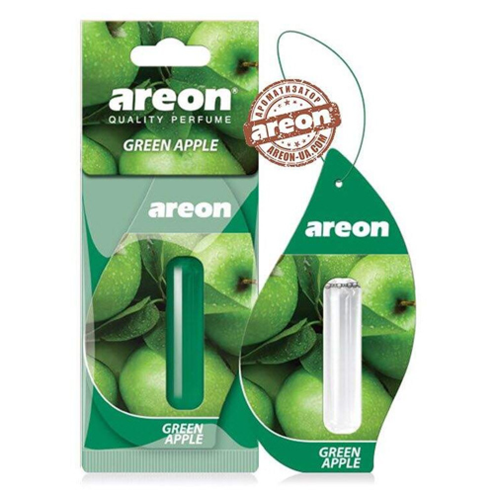 Освежитель воздуха жидкий листик AREON "LIQUID" Green Apple 5ml