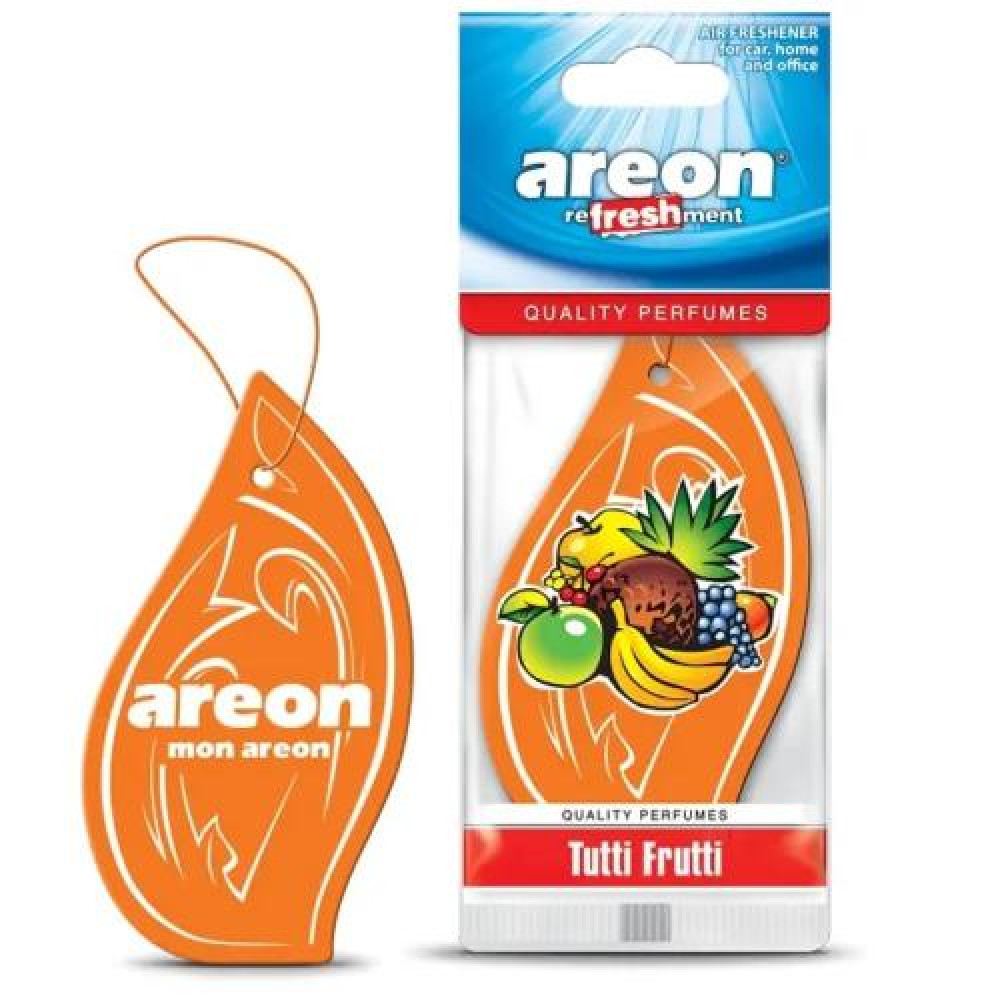 Освежитель воздуха AREON сухой листик "Mon Classic" Tutti Frutti/Тутти Фрутти