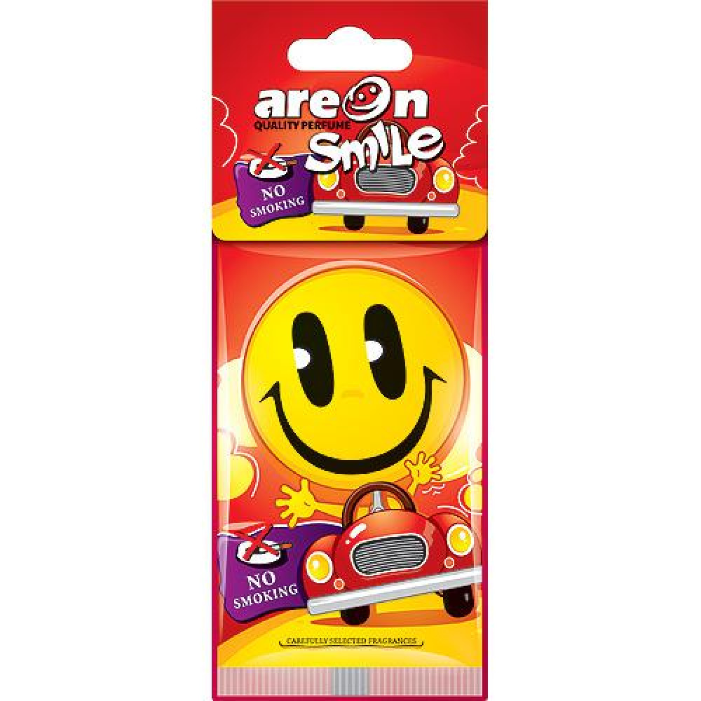 Освежитель воздуха AREON сухой листик Smile Dry No Smoking