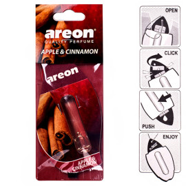 Освежитель воздуха жидкий листик AREON "LIQUID" Apple & Cinnamon 5ml