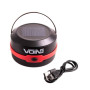 Фонарь для кемпинга VOIN VL-53, 3W XPE/Power Bank1200mAh/солн. панель/складной