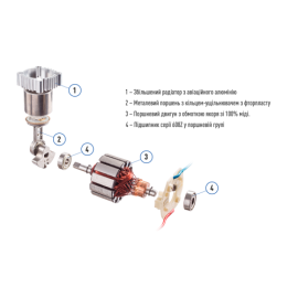 Компрессор "ViTOL" К-60 150psi/15Amp/40л/фонарь/прикуриватель (К-60)