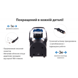Компрессор "ViTOL" К-52 150psi/15Amp/40л/Автостоп/прикуриватель (К-52)