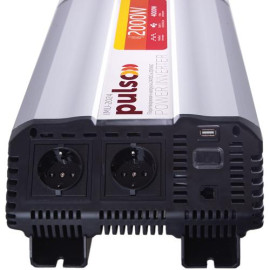 Преобраз. напряжения PULSO/IMU-2024/24V-220V/2000W/USB-5VDC2.0A/мод.волна/клеммы