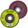 Alloid. Круг лепестковый торцевой 125 мм, зерно  36, T27