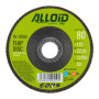 Alloid. Круг лепестковый торцевой 125 мм, зерно  80, T27