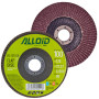 Alloid. Круг лепестковый торцевой 125 мм, зерно 100, T27