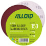 Alloid. Круг шлифовальный на липучке 125 мм, зерно 150 (10шт)
