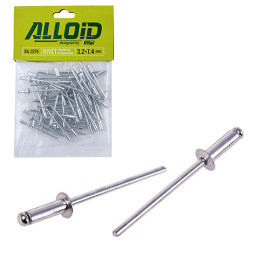 Alloid. Заклепка алюминиевая 3,2 х 7,4мм, 50шт