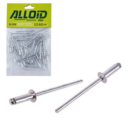 Alloid. Заклепка алюминиевая 3,2 х 9,6мм, 50шт