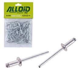 Alloid. Заклепка алюминиевая 4,0 х 8,0мм, 50шт