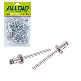 Alloid. Заклепка алюминиевая 4,8 х 8,0мм, 50шт