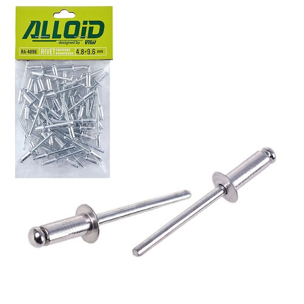Alloid. Заклепка алюминиевая 4,8 х 9,6мм, 50шт